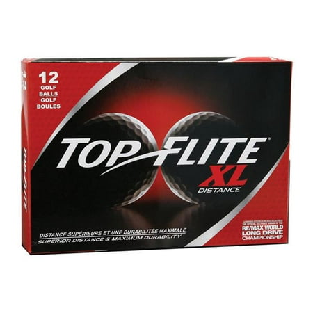 Top Flite XL Golf Balls, 12 Pack