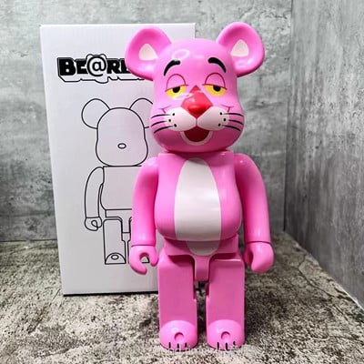 Hundreds of bearbrick Vinyl Violent Bear Ornaments Building Blocks Bear Fluid Bear Toy Hand-made Office Clearance 400%