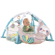 Infantino 4-in-1 Jumbo Baby Activity Gym & Ball Pit - Combination Baby Activity Gym and Ball Pit for Sensory Exploration and Motor Skill Development, for Newborns, Babies and Toddlers