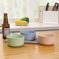 thumbnail image 4 of Wheat Straw Dinnerware, Plastic Bowls Reusable, Large Soup Bowls, Light Green, 6X3 In, 1 Pc, Bowls for Kitchen, Home & Kitchen Essentials, Neutral Home Decor, 4 of 7