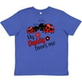 thumbnail image 3 of Inktastic My Daddy Loves Me with Cute Ladybugs Youth T-Shirt, 3 of 5