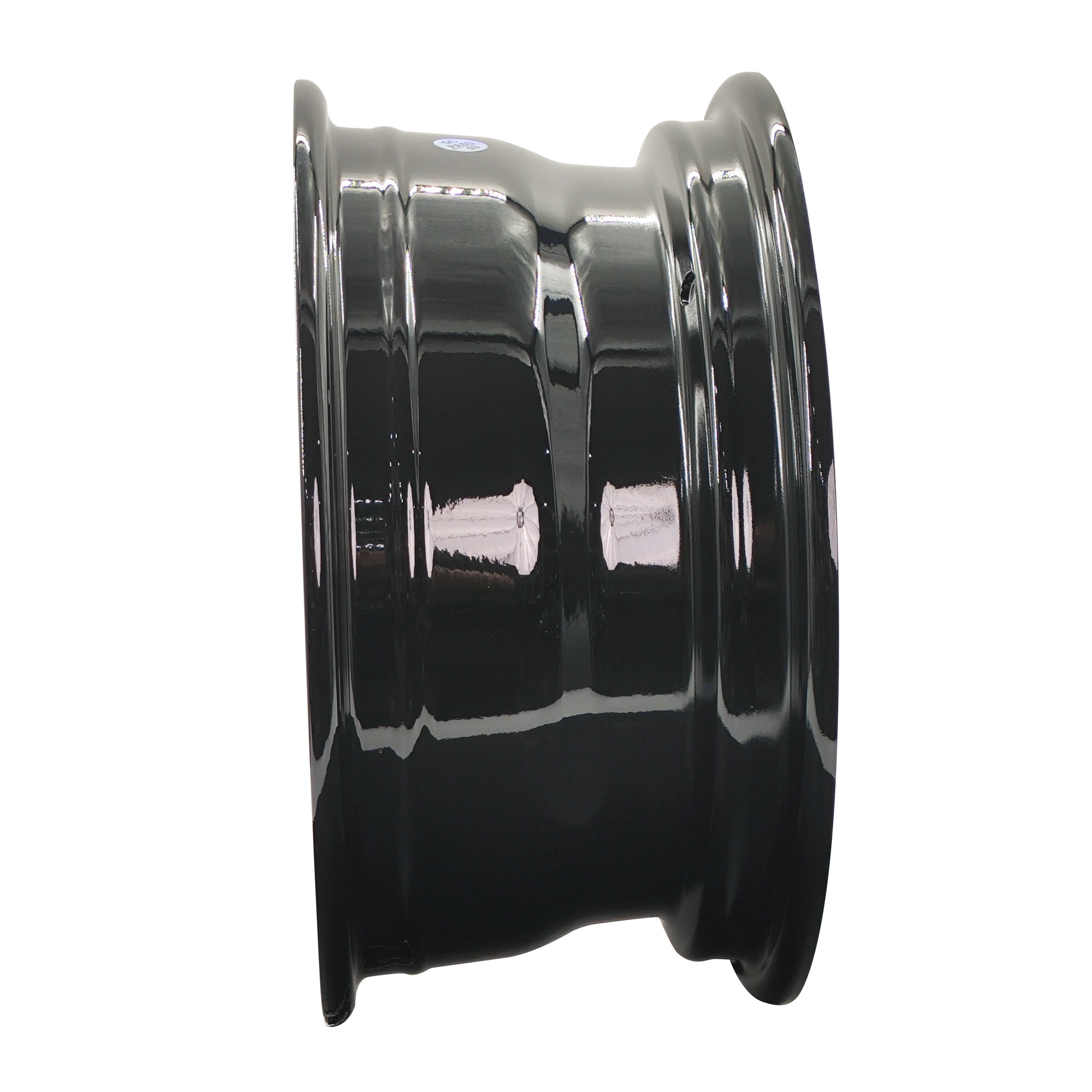 FUDA INDUSTRIES 13 x 6 Inch Black Alloy Aluminum Universal Wheel Rim  4 Lug 4x100, 4x114.3