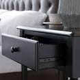 thumbnail image 5 of Leick Coastal Notions Table de Nuit avec Port USB, Noir, 5 of 5