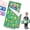 Green Dinosaurs, variant on Primlect Toddler Nap Mat, All-in-One Sleeping Bag with Removable Pillow, 51" x 22" Sleeping Mat, for Daycare, Preschool, Kindergarten, Travel