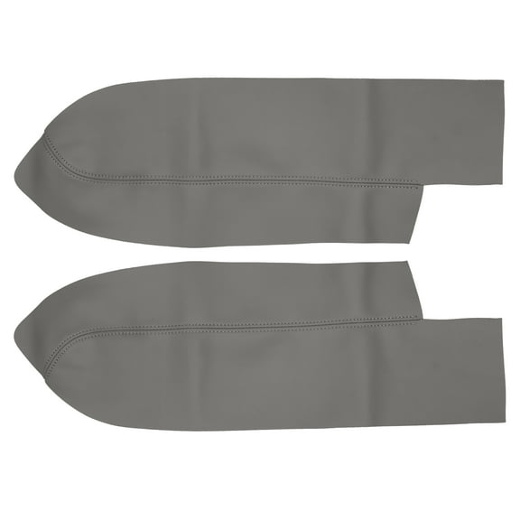 Unique Bargains 1 Pair Synthetic Leather Car Auto Front Door Panels Armrest Cover Gray for Honda Cr-V CRV 2007-2012