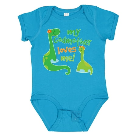 

Inktastic My Godmother Loves Me for Godchild Gift Baby Boy Bodysuit