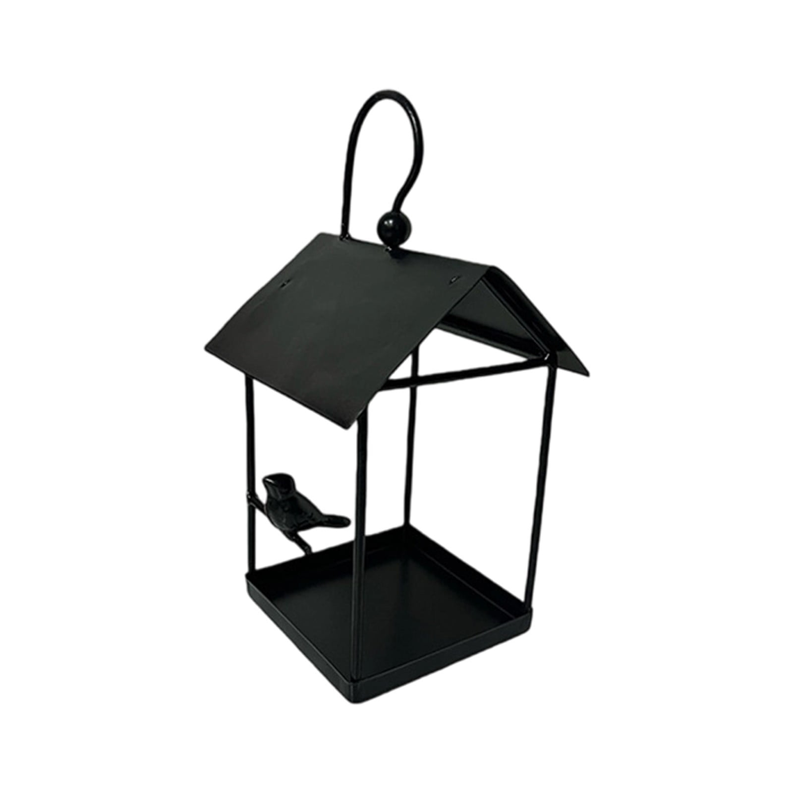 Metal Bird Feeder Hanging Tray – Rust Proof Iron Mesh Platform Tray for Small Birds, Outdoor Garden Decor with Drainage, Easy Clean Bird Feeding Station