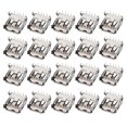 thumbnail image 1 of Unique Bargains Connecteur USB PCB Type-A 2.0 Prise Femelle 90 Degrés Insert Horizontal 20 Pcs, 1 of 4