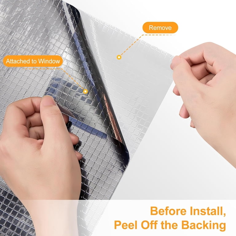 SkyAuks One Way Anti UV Privacy Window Film, 17.5