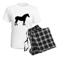 thumbnail image 4 of CafePress - Draft Horse Women's Light Pajamas - Women's Short Sleeve Print T-Shirt and Pants Light Cotton Pajama Set, 4 of 7