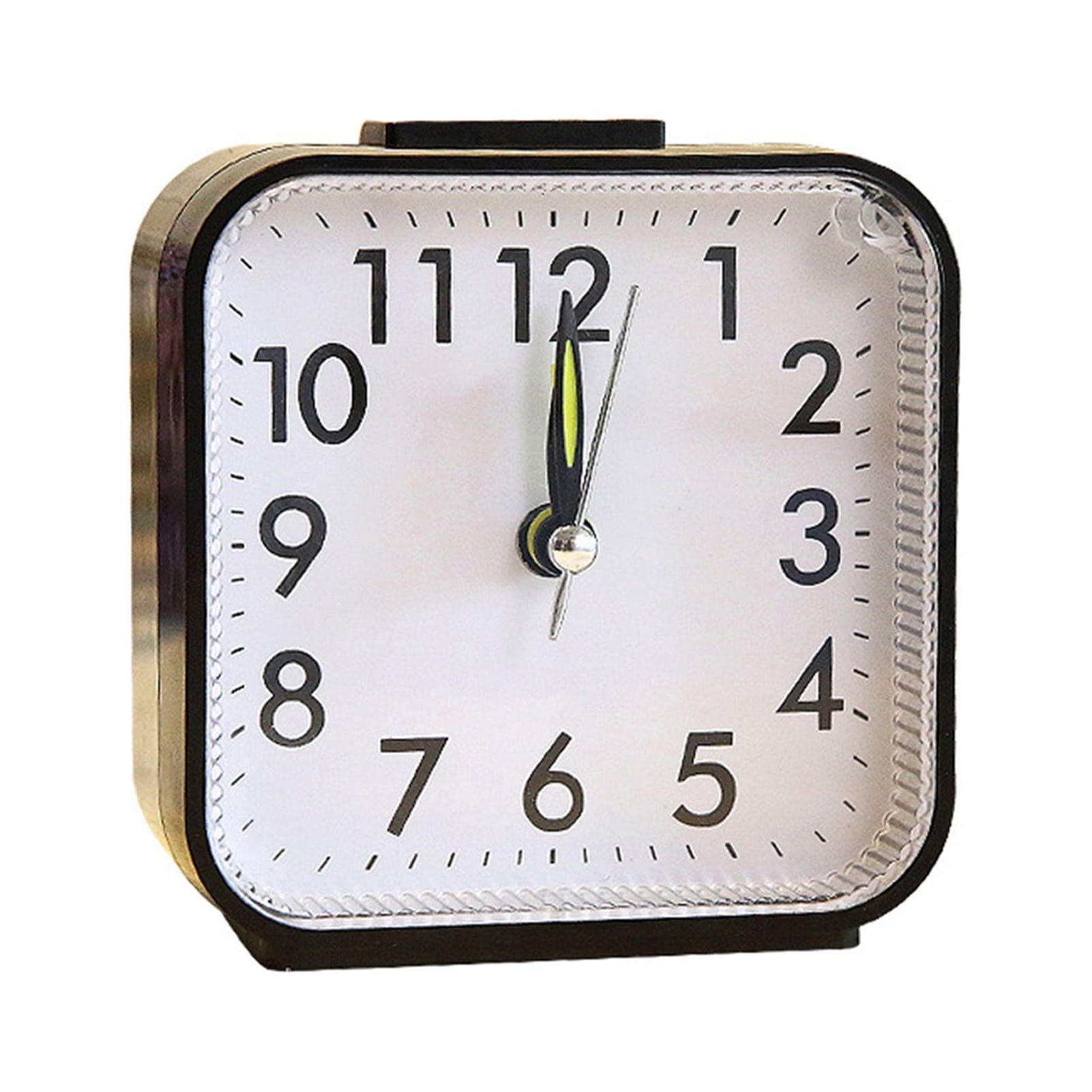 YMH Compact Alarm Clock Lightweight Travel Clock Whisperquiet Battery Powered Alarm Clock Sleek