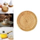 thumbnail image 5 of Posavasos redondo tejido a mano para taza de té, mantel individual de ratán para el hogar, la cocina y el restaurante. Los 8cm, 5 of 9