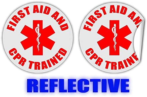 Helmet Stickers Safety Label Safe 1 Certified First Aid Trained Hard Hat Decal 