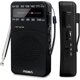 thumbnail image 1 of Radio portátil FM/AM (MW), mini radio transistor, excelente recepción, perilla de sintonización con indicador de señal. Mini radio portátil (AA), 1 of 5