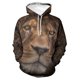 thumbnail image 3 of Sudadera con capucha con estampado de animales y león para hombre, sudaderas con capucha de moda con estampado digital, sudaderas casuales holgadas de gran tamaño, 3 of 5