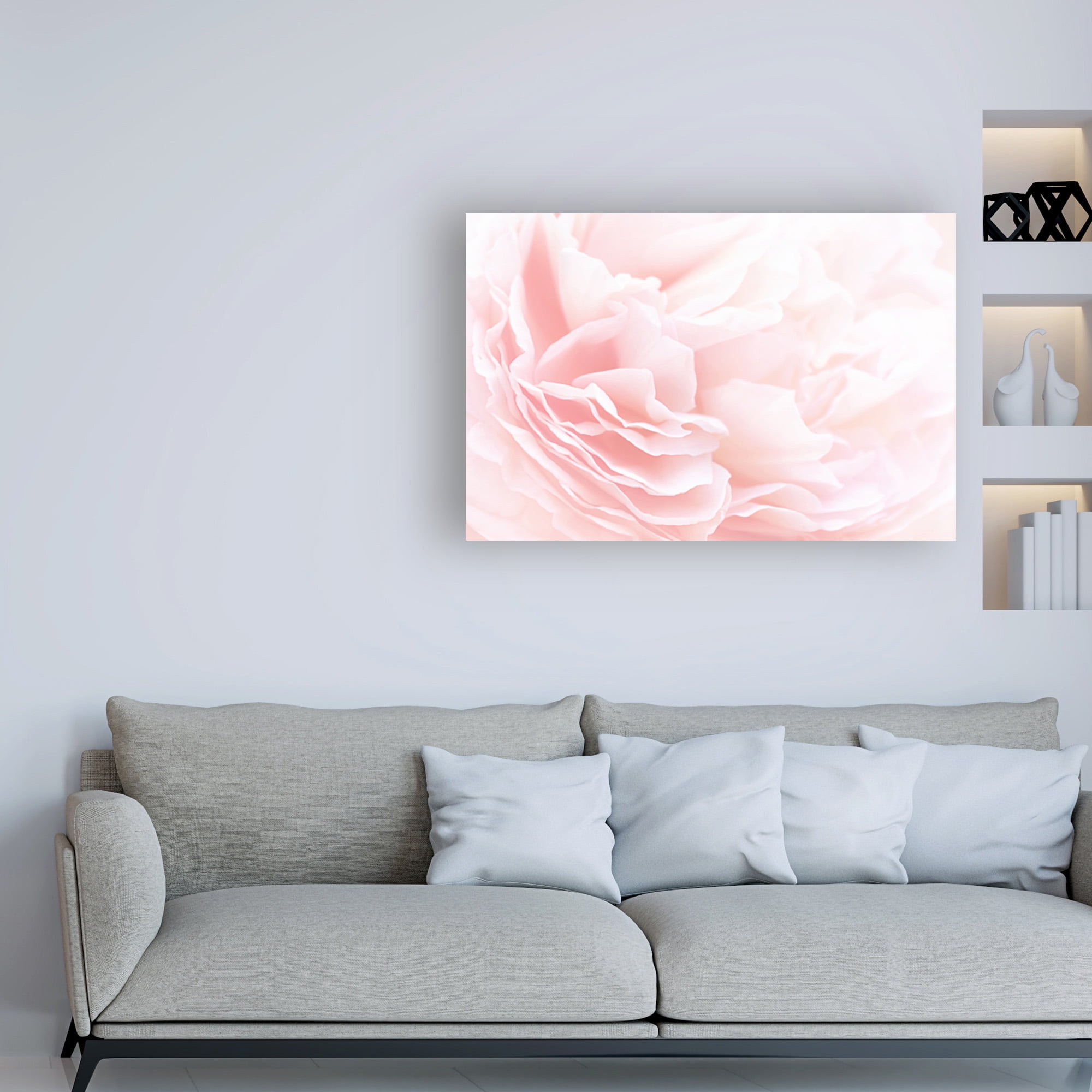 Trademark Fine Art 'Rose 2 Pink Floral' Canvas Art by PhotoINC Studio