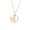 Leo, variant on Women's Cubic Zirconia Zodiac Necklaces Stainless Steel Round Constellation Horoscope Pendant Necklace Taurus