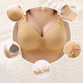 thumbnail image 4 of Women's Front Side Buckle Lace Bra - Wireless, Adjustable, Yoga/Sleep Wear, 4 of 7
