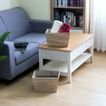 thumbnail image 4 of Better Homes & Gardens Medium Natural Wood Storage Bin, 2 Pack, 4 of 13