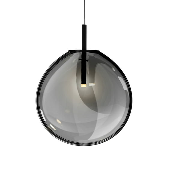 Sonneman 2990-Lrg Cantina 1 Light 15" Wide Full Sized Pendant - Black