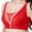 E, variant on Underwea Nylon,Spandex B r without steel ring Women's Non Non Marking Back Lifting Breasts Gathered Underwear Soft Skin Friendly Front Buckle Bra 4