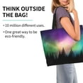 thumbnail image 2 of Fotbe Northern Lights Bolsa Tote Estética de Lona con Estampado para Mujer - Bolsa Reutilizable de Hombro Casual para Vacaciones, Compras, Trabajo y Gimnasio, 2 of 8