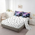 thumbnail image 5 of Castle Fairy Silver Cyberpunk Gamepads Twin Bedding Sets,Video Game Bedding Comforter Set, 5 of 8