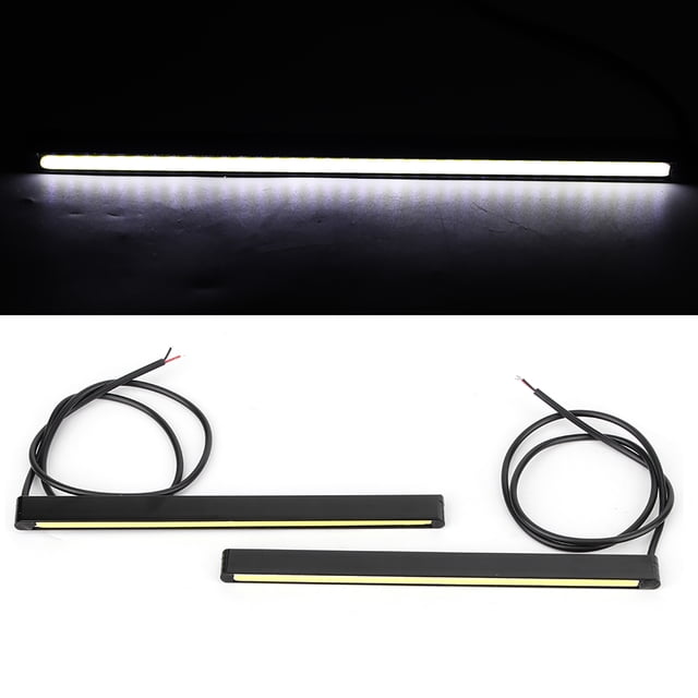 High Brightness LED DRL Car Modification Lamp, Waterproof COB Daytime Running Light with Uniform Illumination, Low Heat, and Simple Installation for Vehicles
