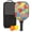 Pioneer Flower Floral-2, variant on Pickleball Paddles Set,Pioneer Flower Floral Print Pattern Fiberglass Surface Pickleball Racket Set with 2 Indoor Outdoor Pickleball Balls and Pickleball Bag,Pickle-ball Equipment