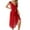 Red, variant on Asxite Womens Pajamas Solid Lace Camisole Nightgown Elegant Comfortable