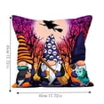 thumbnail image 4 of Halloween Pillow Cover 18x18, Fall Spooky Throw Pillow Case, Soft Polyester Decorative Cushion Cover, Hidden Zipper, Machine Washable for Sofa Bedroom Holiday by MPOISVA, 4 of 7