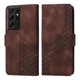 thumbnail image 4 of Funda GANGXUN para Samsung Galaxy S21 Ultra con diseño acolchado elegante, cuero PU, protección total y ajuste preciso, 4 of 5