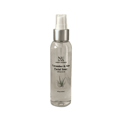 Nu Aura Skincare Organic Cucumber & Aloe Facial Toner Balance pH