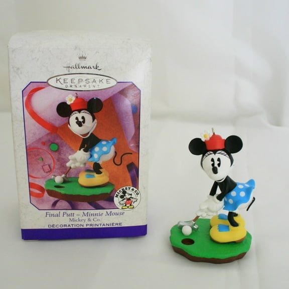 Hallmark Keepsake Ornament Final Putt Minnie Mouse