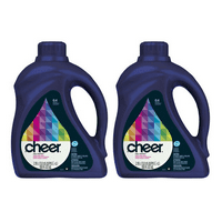 (2 pack) Cheer Liquid Laundry Detergent 64 loads 100 fl oz