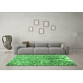 thumbnail image 3 of Ahgly Company Indoor Rectangle Abstract Emerald Green Contemporary Area Rugs, 2' x 3', 3 of 4