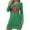 Green#2, variant on LOPECY-Sta Sleep Dress for Women Long Sleeve Sleep Shirts Round Neck Loose Comfortable Short Nightgowns Sleepshirts for Home