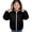 Black, variant on EnJoCho Boys Girls Rain Jacket Kids Zip Up Hooded Windbreaker Waterproof Outerwear Raincoats Fall Winter Outdoor Coat Ponchos Trench Coat Raincoat