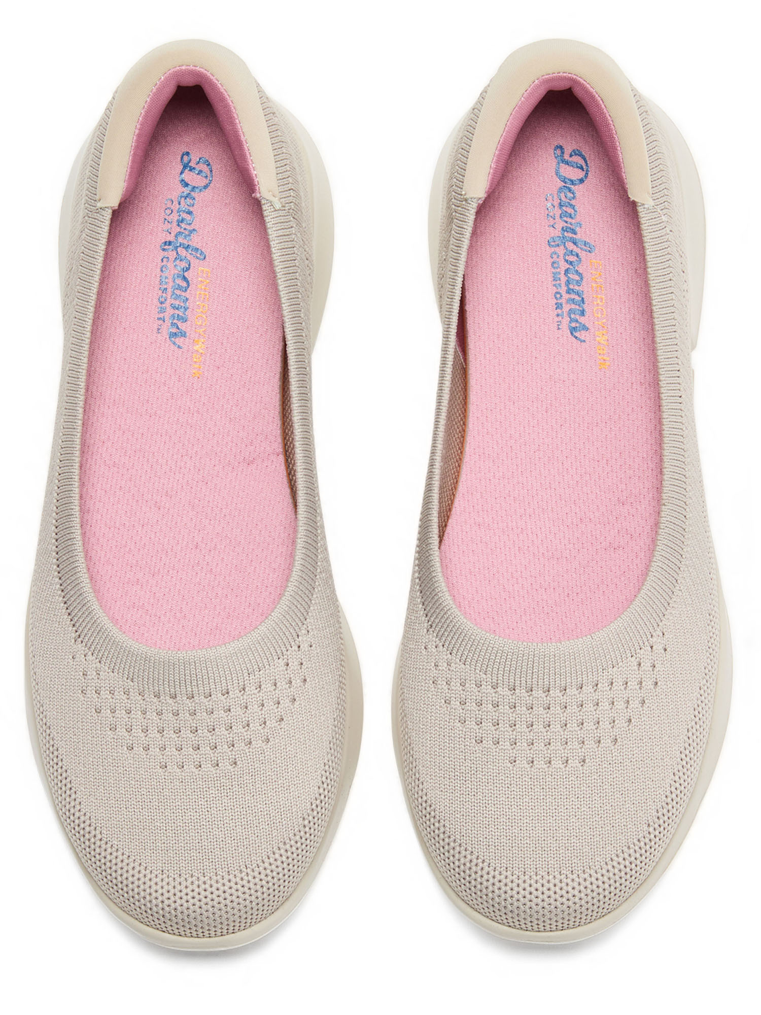 Dearfoams Cozy Comfort Women's Knit Ballet Shoes