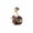 TE-Coffee, variant on Porch Goose Outfits 2-Piece Floral Gingham Cottagecore Dress Costume Set with Lace Bonnet Fits 19 and 23 Inch Statues for Spring Summer Front Porch Decor