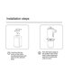 thumbnail image 3 of Dispensador de jabón de espuma recargable por inducción automática r-ainbow dispensador de jabón sin contacto recarga dispensador de bomba de jabón L-iquid, 3 of 8