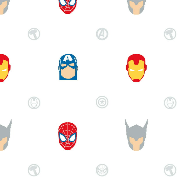 RoomMates Avengers Character Spot Peel and Stick Wallpaper