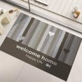 thumbnail image 4 of Alfombra de puerta de entrada Alfombra de baño de poliéster | Alfombra interior absorbente antideslizante | Peluche suave y grueso | Fácil cuidado Lavable | Alfombrilla de seguridad antideslizante, 4 of 6