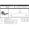 thumbnail image 2 of Delta Faucet 77124 Compel 24" Bath Hardware Accessory Towel Bar Rack, Polished Chrome, 2 of 2