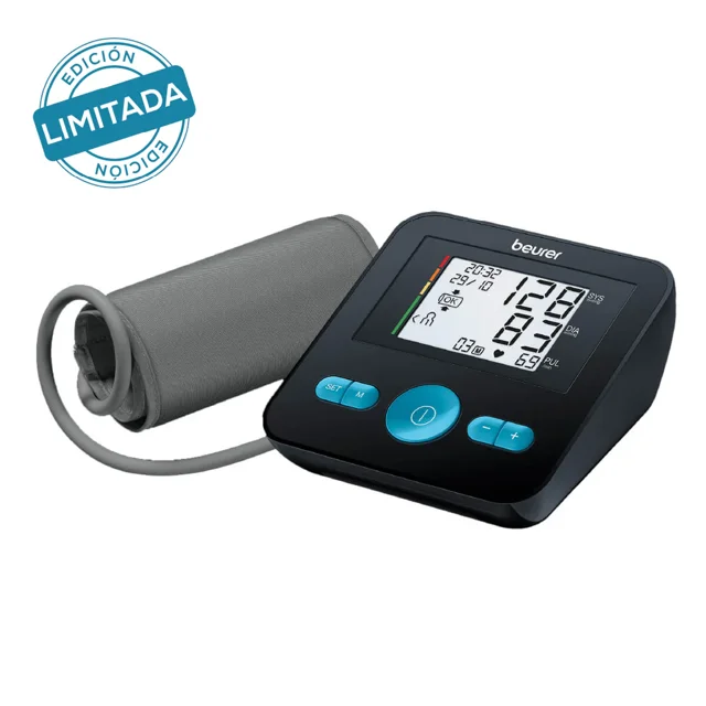 Baumanómetro digital Beurer BM27SBF23 con Brazalete Universal y Detector de Arritmias