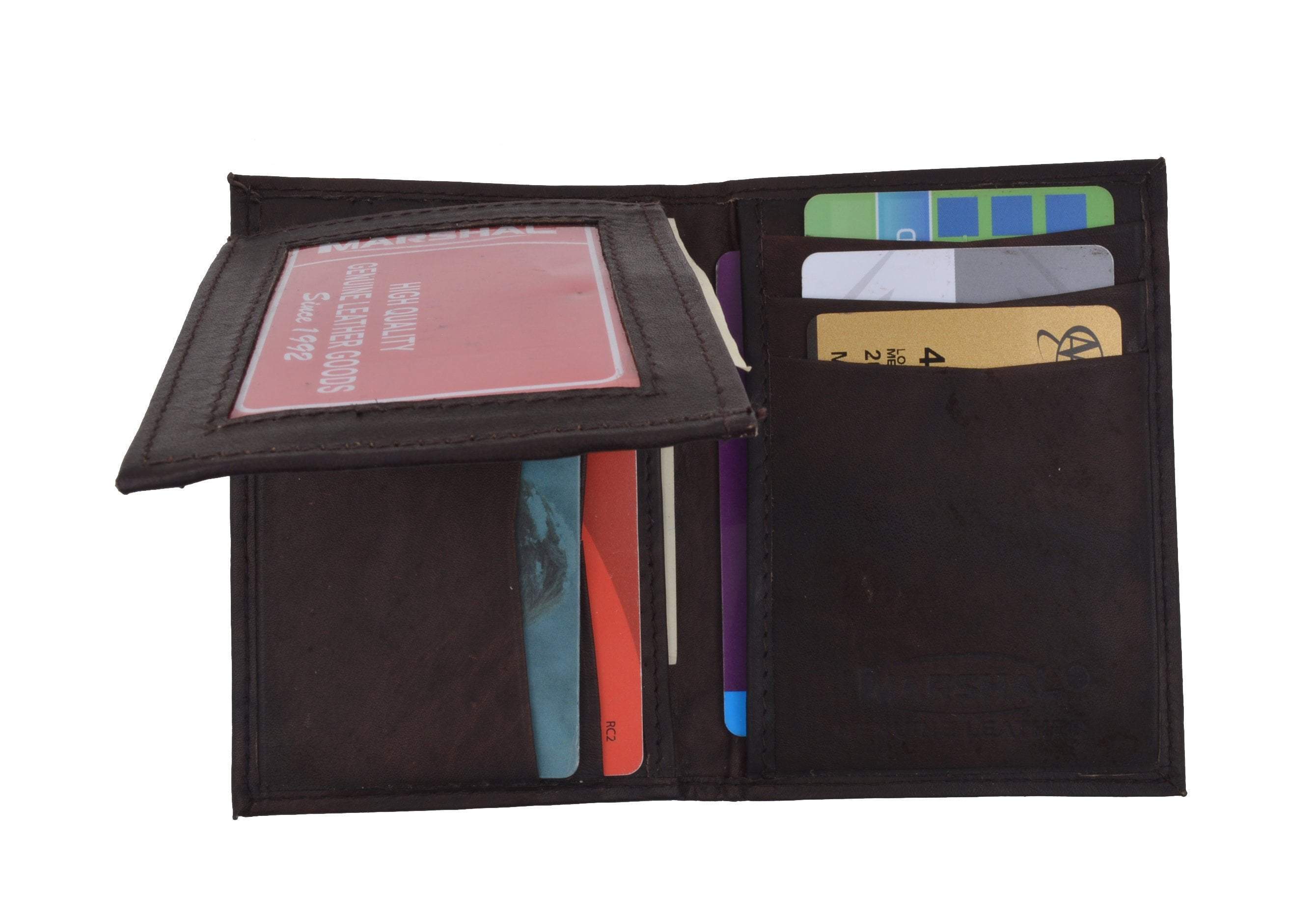 Marshal Wallet Mens Leather L Shape Bifold Wallet 139 CF Walmart