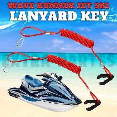 KeylessOption PWC Jet Ski WaveRunner Key Lanyard Stop Kill Switch Safety for Yamaha 