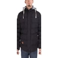 thumbnail image 5 of Mens Black Coat Luciano Natazzi Thermal Padded Down Jacket, 5 of 5