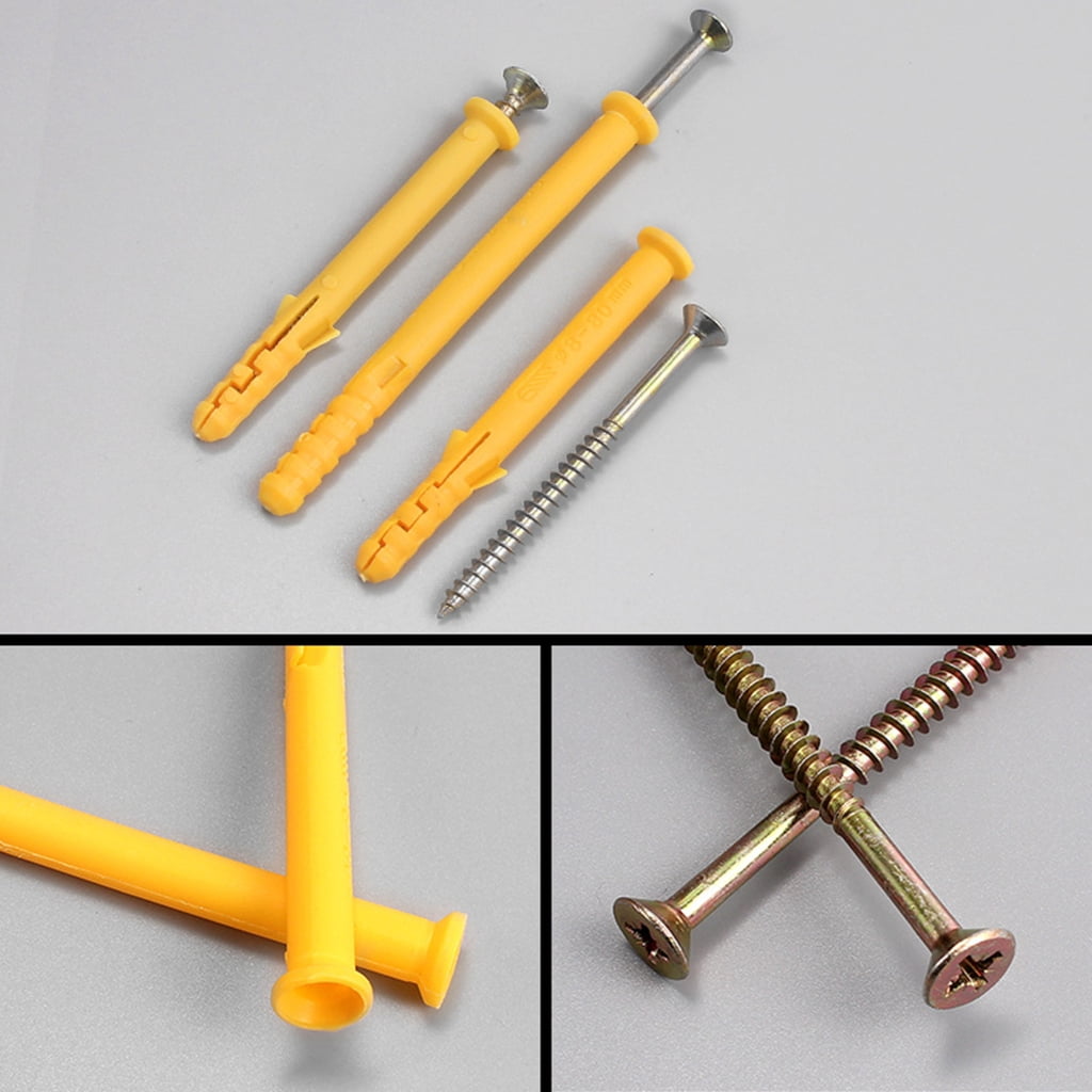 Wall Plugs & Screws for Brick Concrete Drywall Self Tapping Screws Wall Plugs