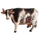 thumbnail image 1 of Cow Figurine Decor Resin Cow Shape Tabletop Ornament Holiday Atmosphere 14.5X9.2Cm 1Set, 1 of 5